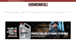 Desktop Screenshot of honsteinoil.com